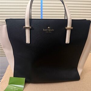 Kate Spade Black and White Tote Bag